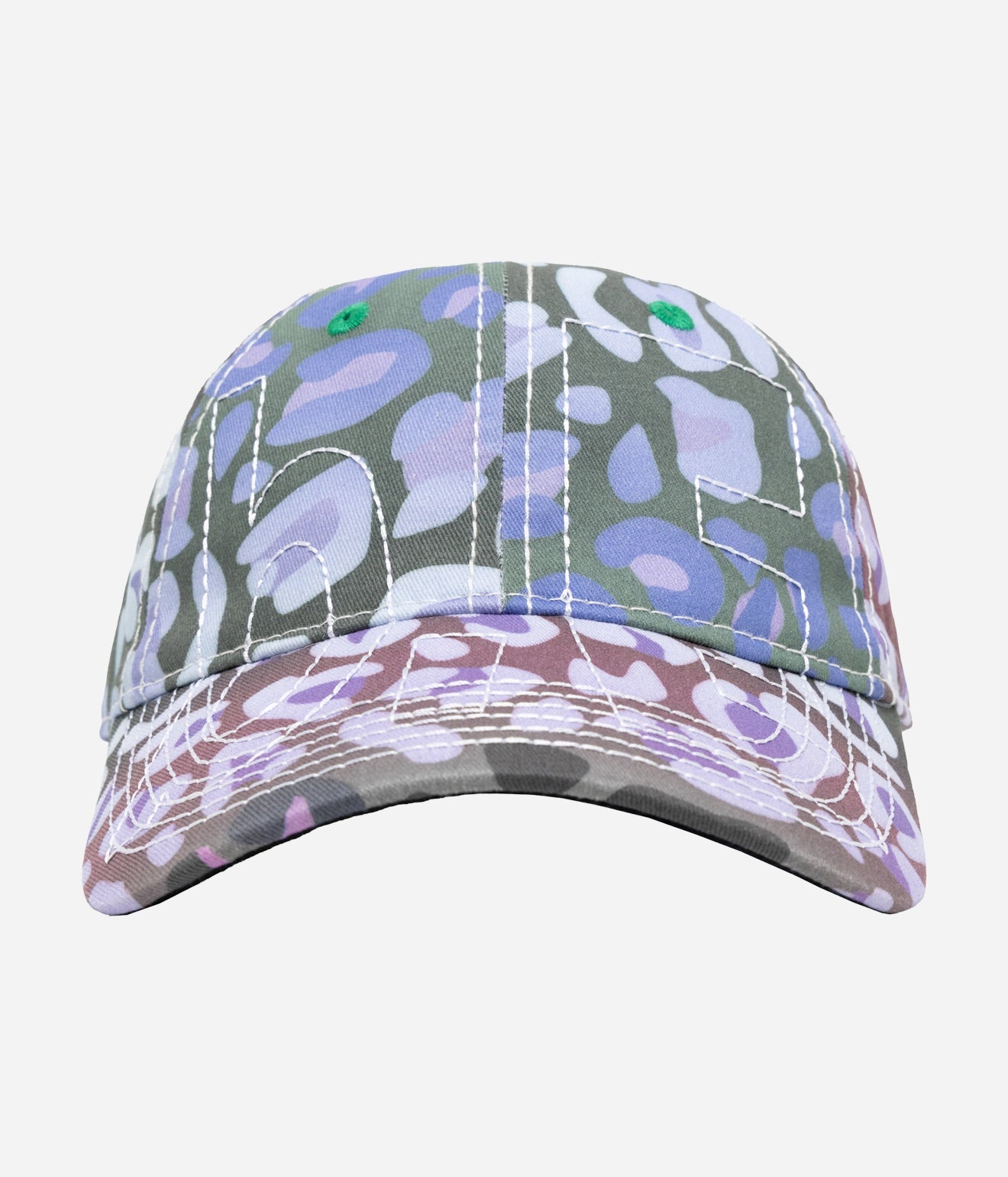 b.Eautiful "Vapor Low Profile Hat" Multi Leopard / White - WEAREALLANIMALS