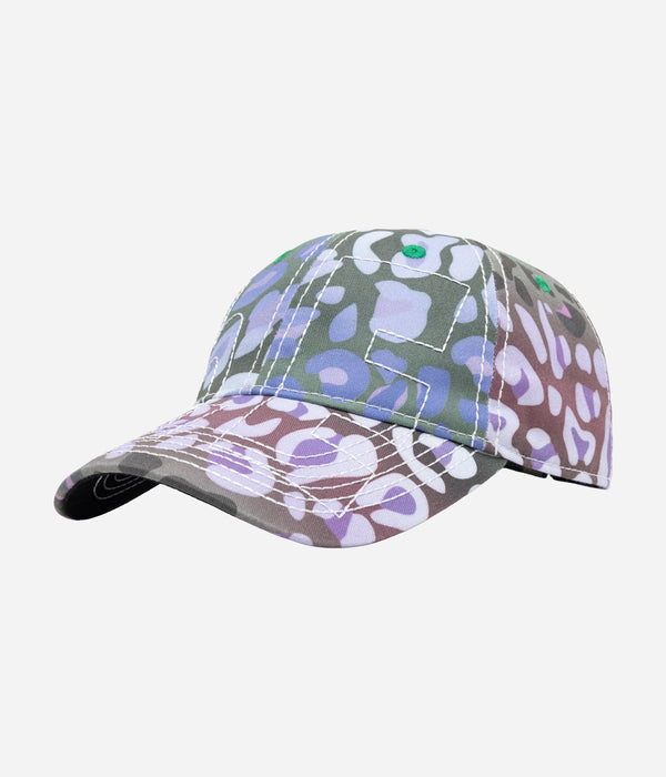 b.Eautiful "Vapor Low Profile Hat" Multi Leopard / White - WEAREALLANIMALS