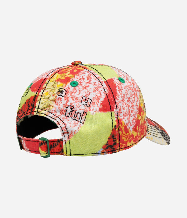 b.Eautiful "Vapor Low Profile Hat" Red Kimono / Black - WEAREALLANIMALS