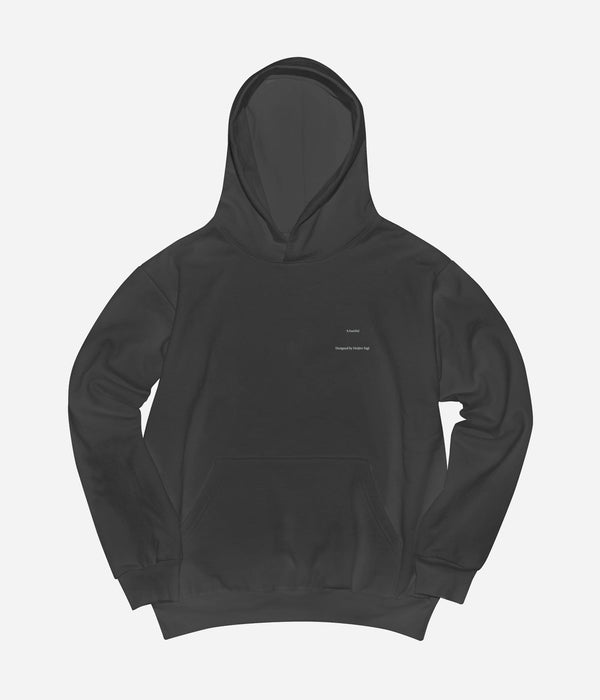 b.Eautiful x Heijiro Yagi "untitled.2680 Hoodie" Vintage Black - WEAREALLANIMALS
