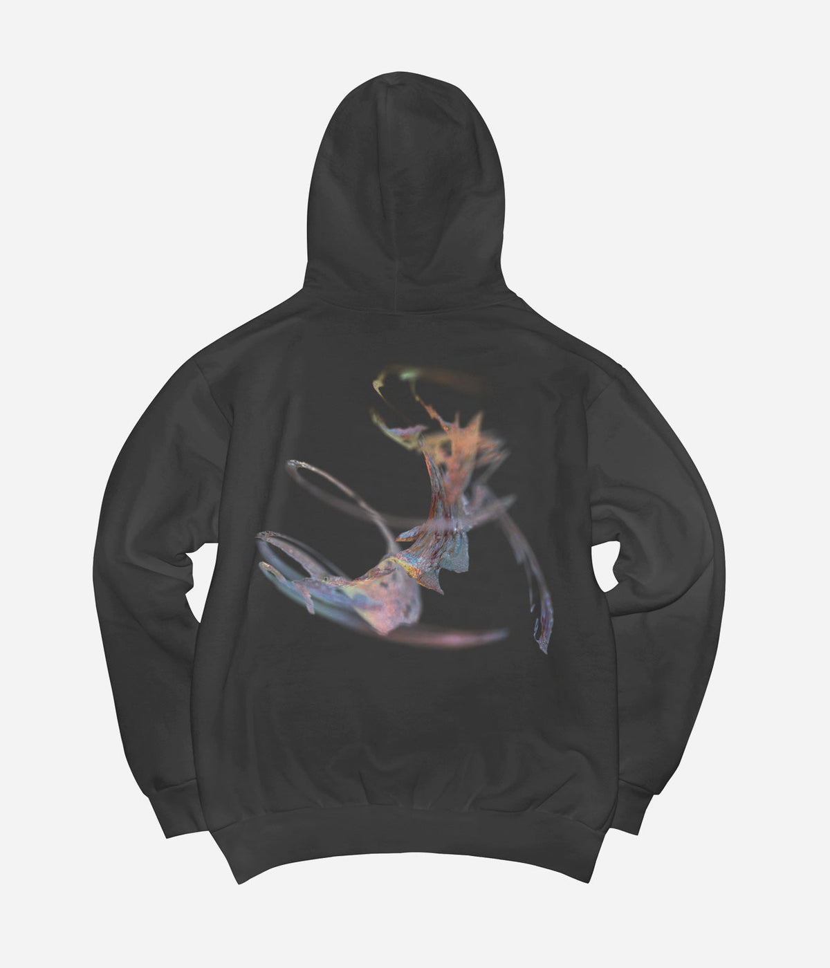 b.Eautiful x Heijiro Yagi "untitled.2680 Hoodie" Vintage Black - WEAREALLANIMALS