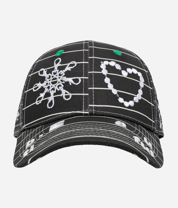 b.Eautiful x LEO GON’DO "Biyu Hat" Black Stripe / White - WEAREALLANIMALS
