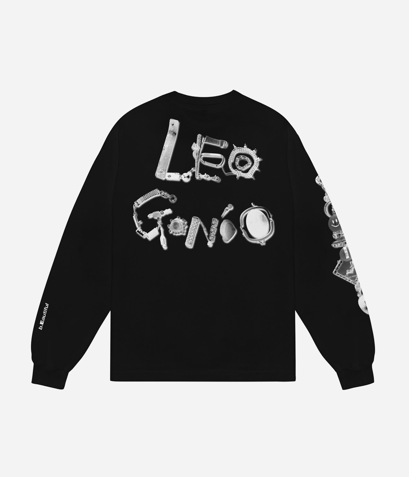 b.Eautiful x LEO GON’DO "Chains LS Shirt" Black - WEAREALLANIMALS