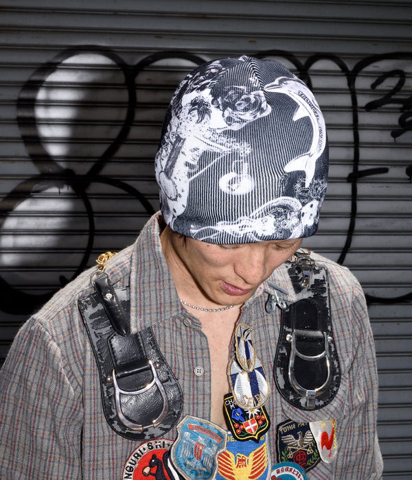 b.Eautiful x LEO GON’DO "Layer Beanie" Black - WEAREALLANIMALS