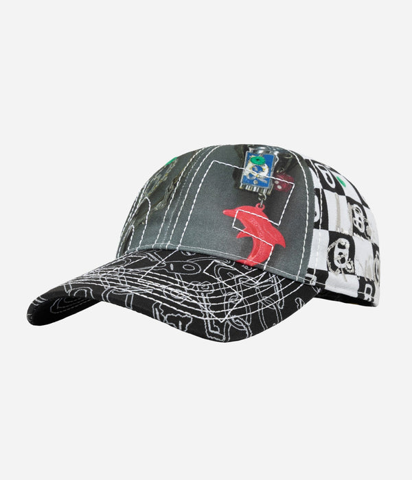 b.Eautiful x LEO GON’DO "Vapor Low Profile Hat" Mix Chain / Silver - WEAREALLANIMALS