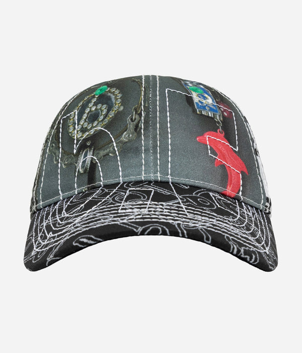 b.Eautiful x LEO GON’DO "Vapor Low Profile Hat" Mix Chain / Silver - WEAREALLANIMALS