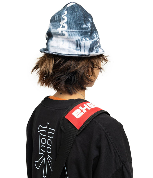 b.Eautiful x LTTT "Generous Beanie" Black / White - WEAREALLANIMALS