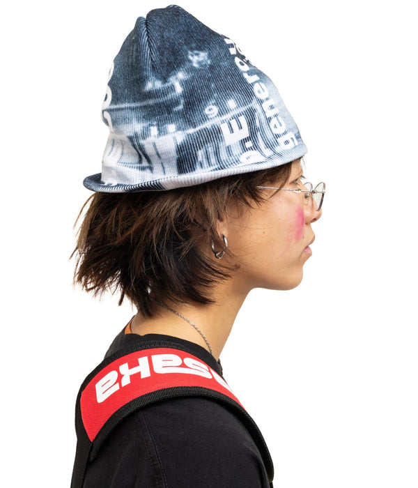 b.Eautiful x LTTT "Generous Beanie" Black / White - WEAREALLANIMALS