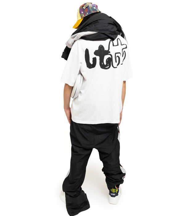 b.Eautiful x LTTT "Puffy Fish T-Shirt" White - WEAREALLANIMALS