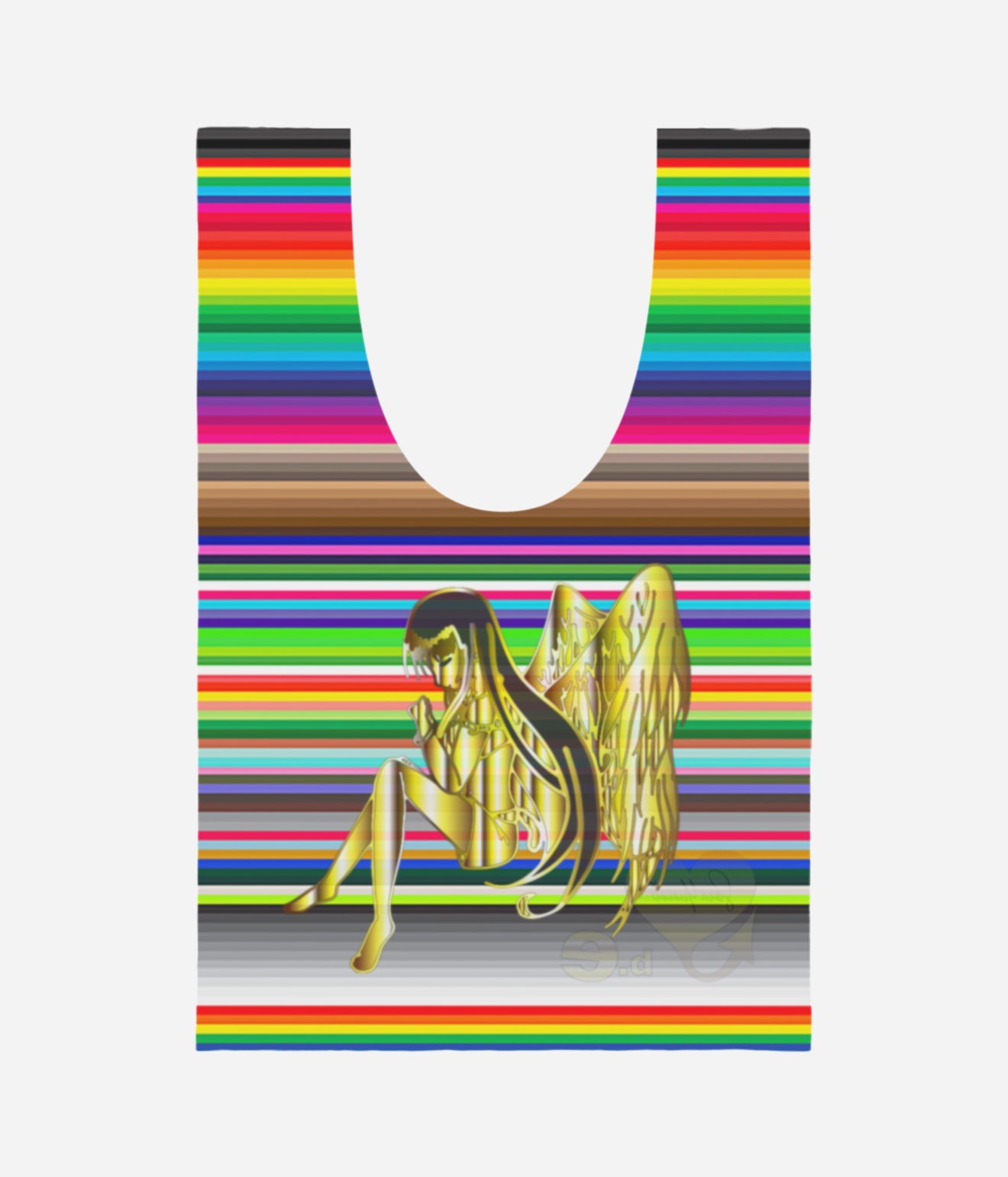 b.Eautiful x Sara Yukiko Mon "b.e Angel Reusable Bag Mini" Rainbow - WEAREALLANIMALS