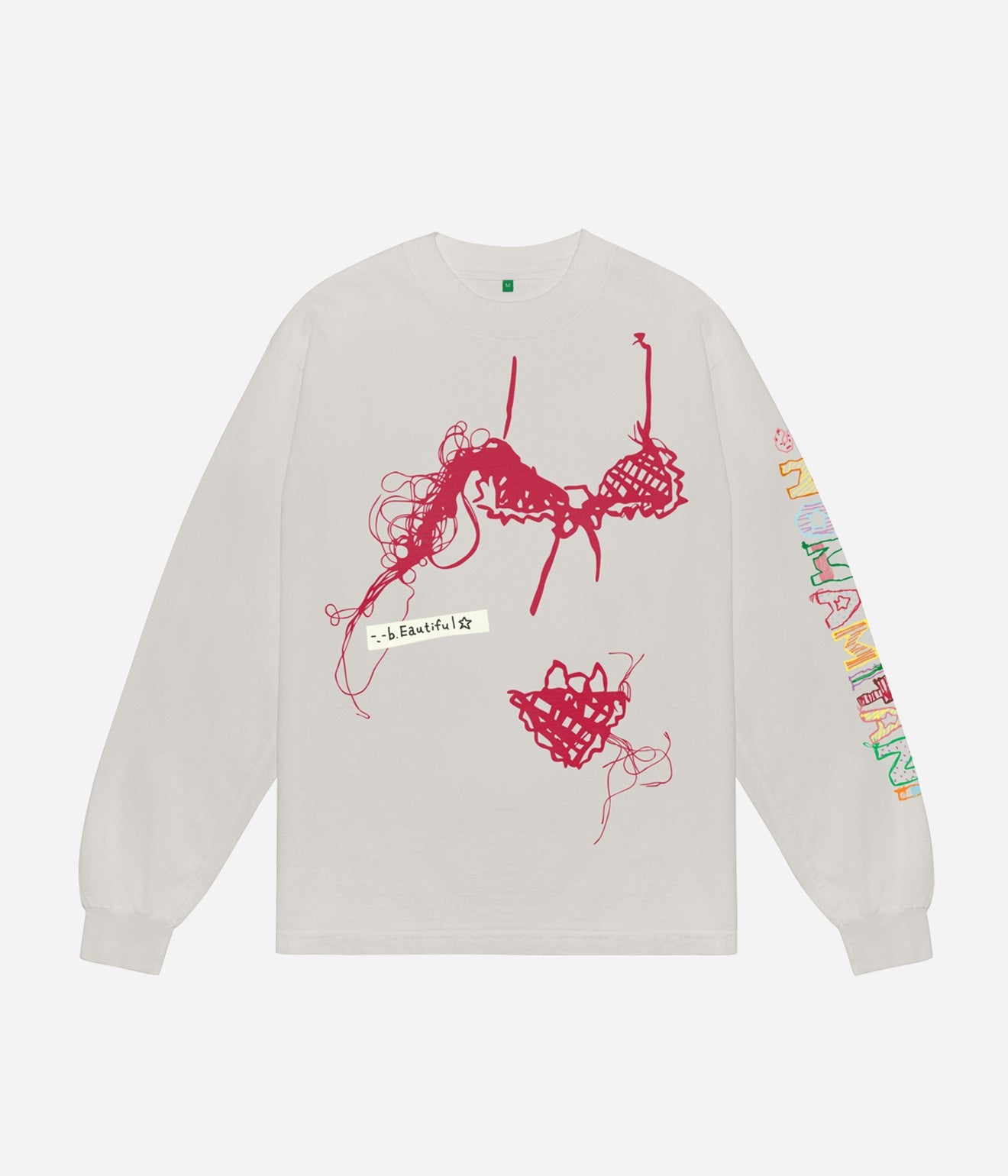b.Eautiful x Shoma Mitani "Bikini LS Shirt" Cement - WEAREALLANIMALS