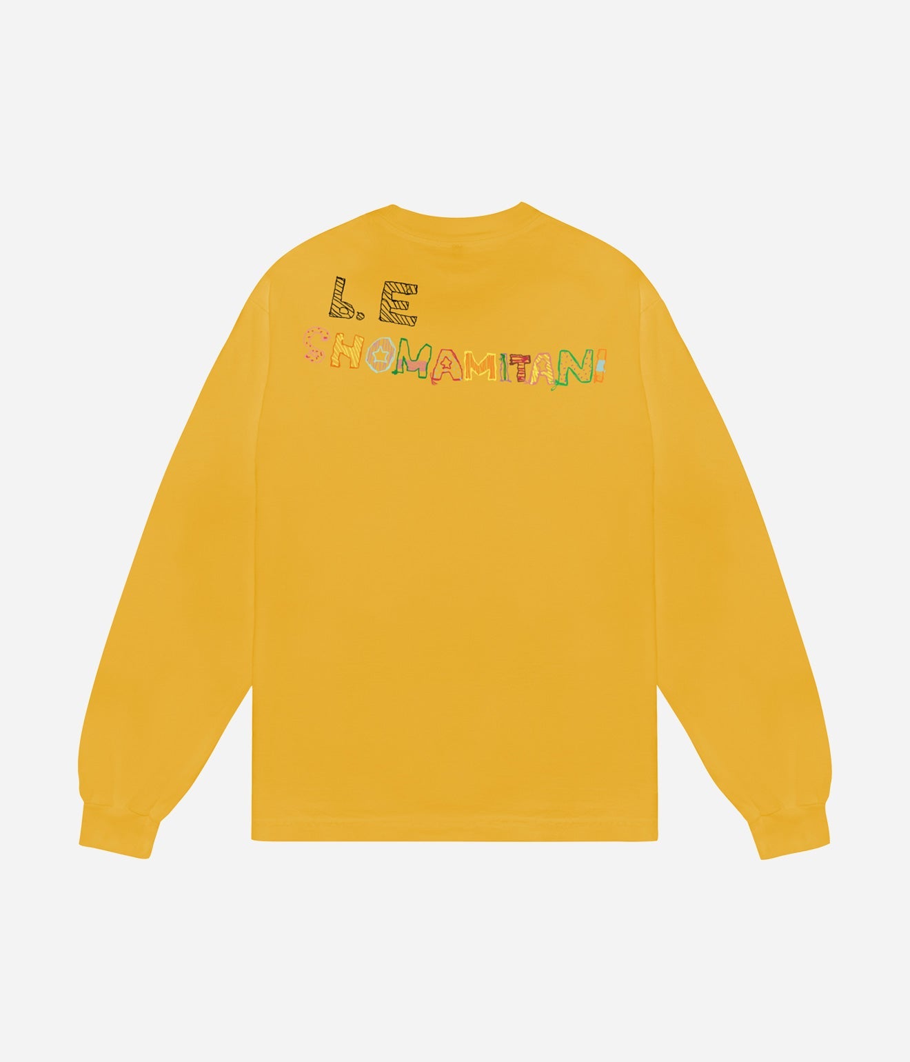 b.Eautiful x Shoma Mitani "Flower Bag LS Shirt" Gold - WEAREALLANIMALS