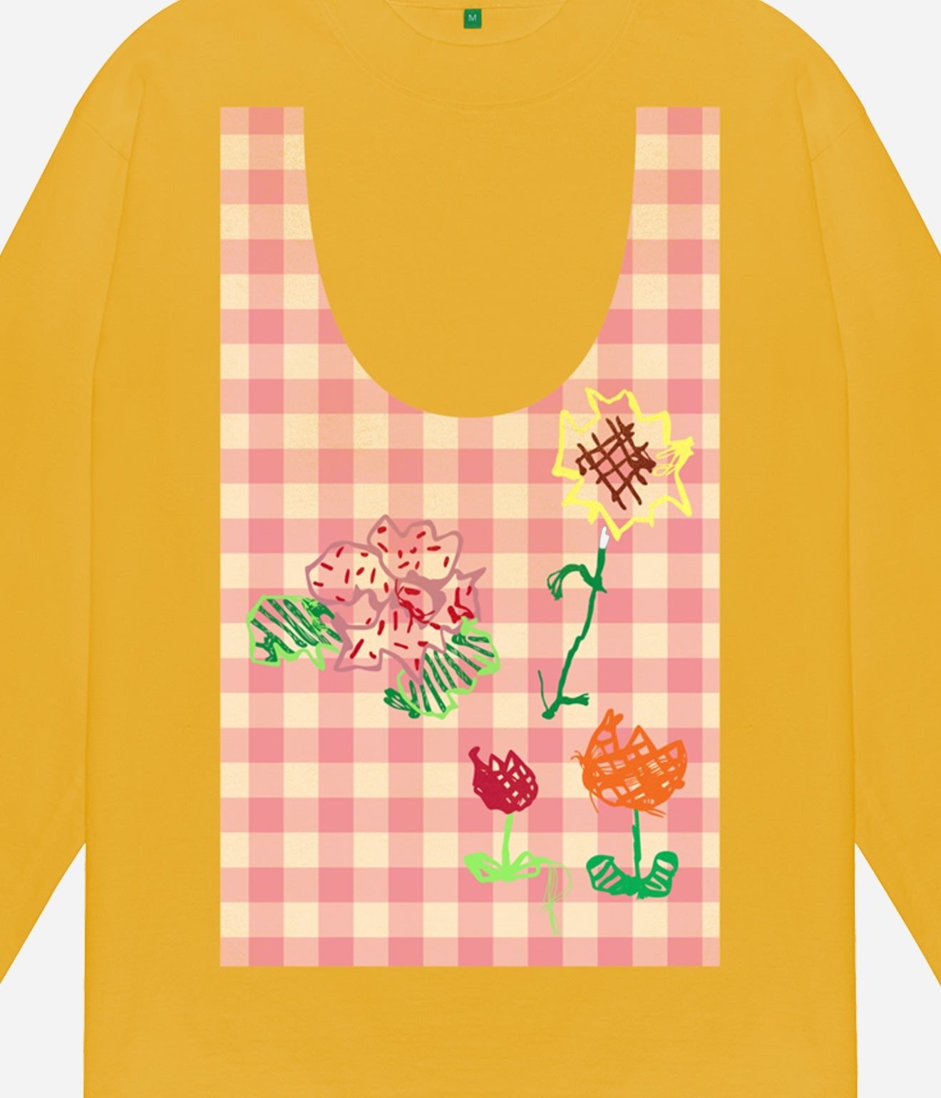 b.Eautiful x Shoma Mitani "Flower Bag LS Shirt" Gold - WEAREALLANIMALS