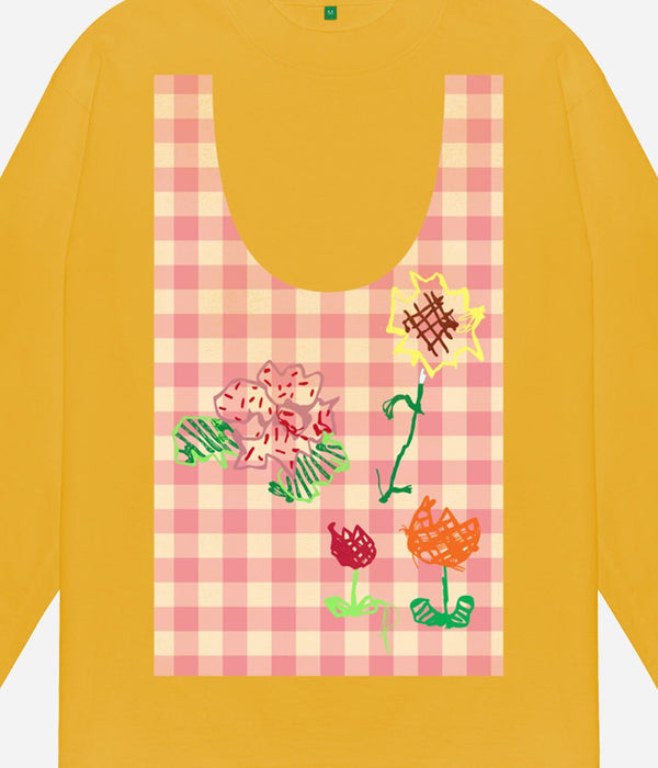 b.Eautiful x Shoma Mitani "Flower Bag LS Shirt" Gold - WEAREALLANIMALS
