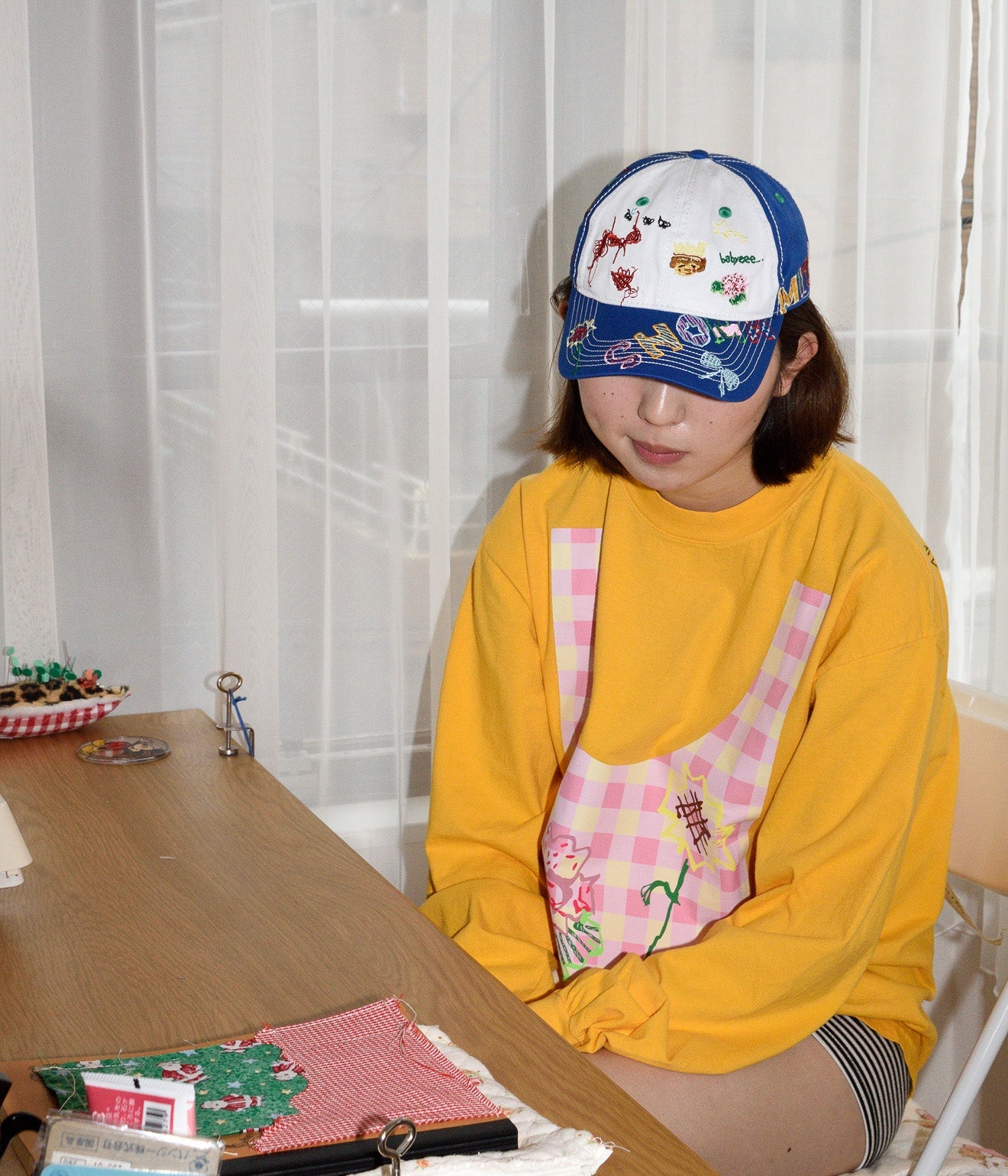 b.Eautiful x Shoma Mitani "Flower Bag LS Shirt" Gold - WEAREALLANIMALS
