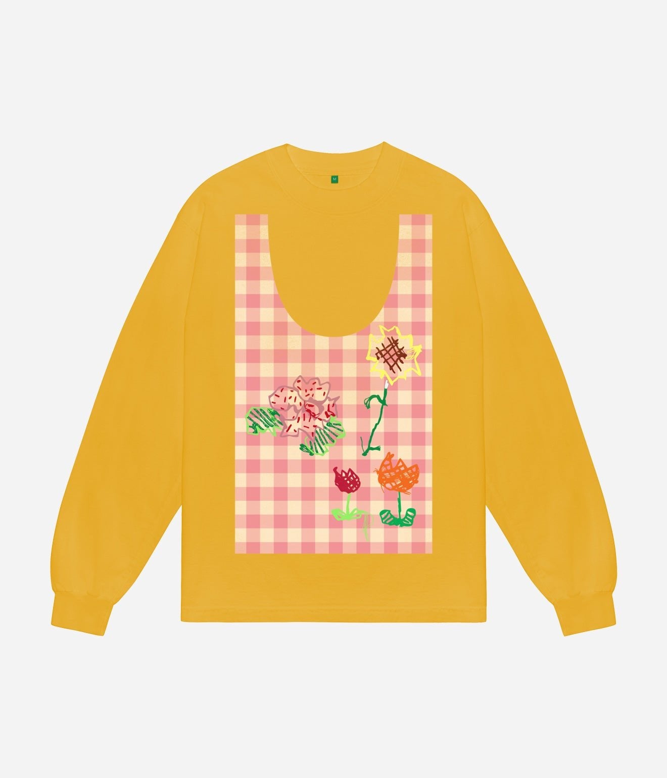 b.Eautiful x Shoma Mitani "Flower Bag LS Shirt" Gold - WEAREALLANIMALS