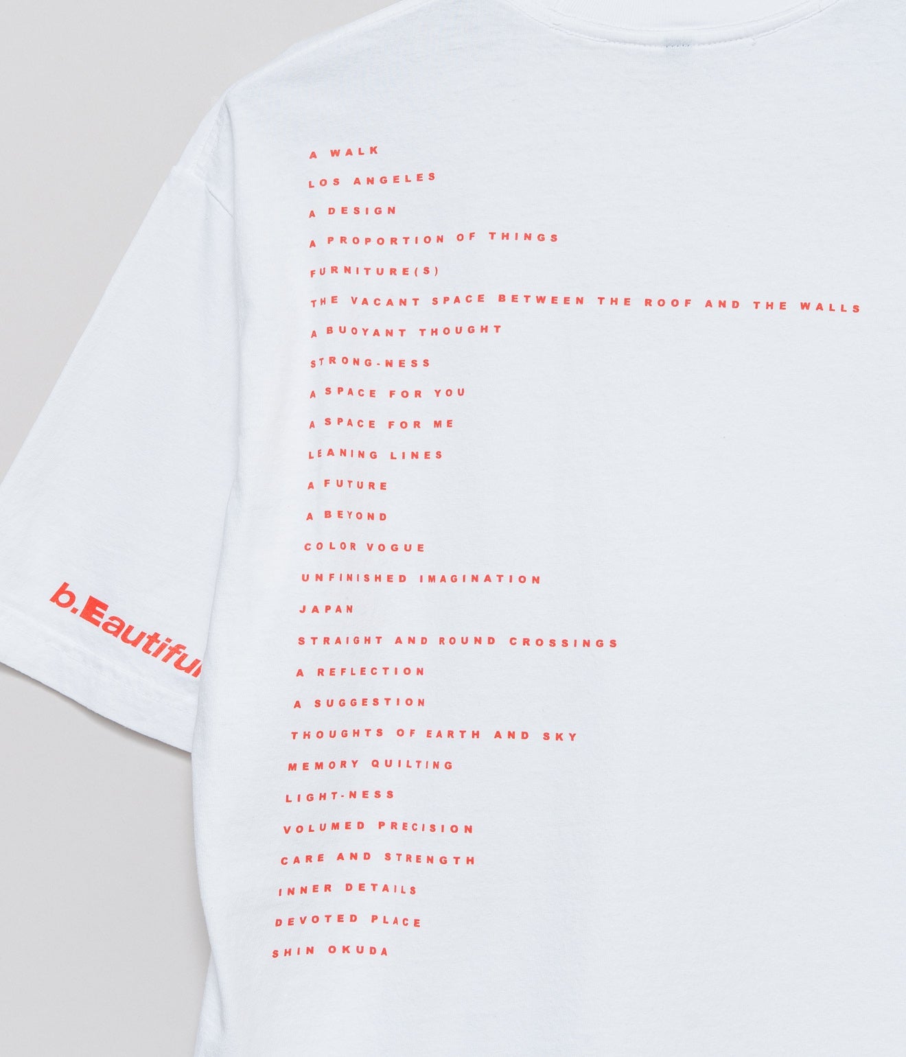 b.Eautiful x WAKA WAKA "A Space For You T - Shirt" White - WEAREALLANIMALS