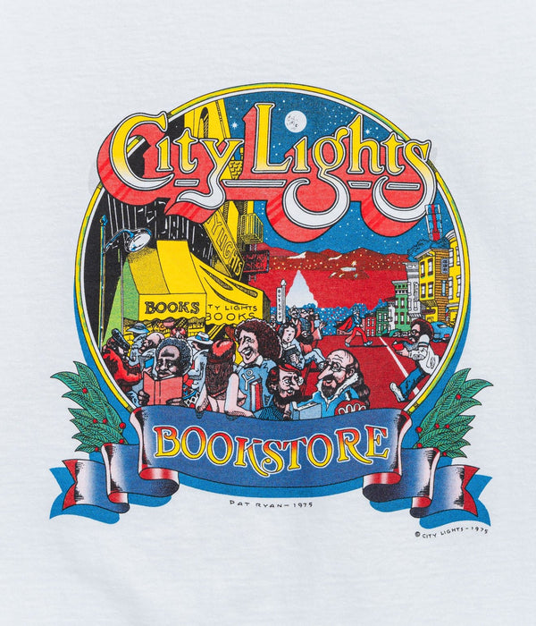 City Lights Bookstore S/S T-Shirt “PAT RYAN1975” - WEAREALLANIMALS