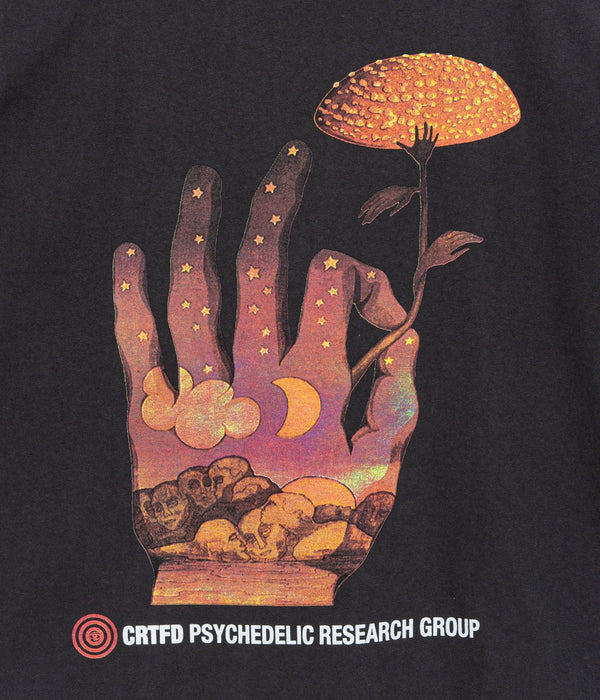 CRTFD "FLY AGARIC TEE" VINTAGE BLACK - WEAREALLANIMALS