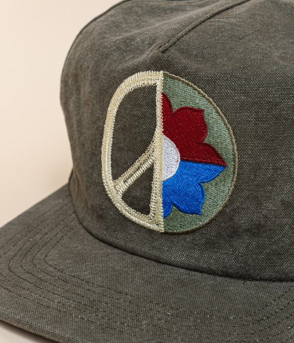 CRTFD "HALF PEACE HAT" GREEN - WEAREALLANIMALS