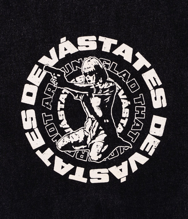 DEVÁ STATES "ANEMONE GFX T-Shirt" Black - WEAREALLANIMALS