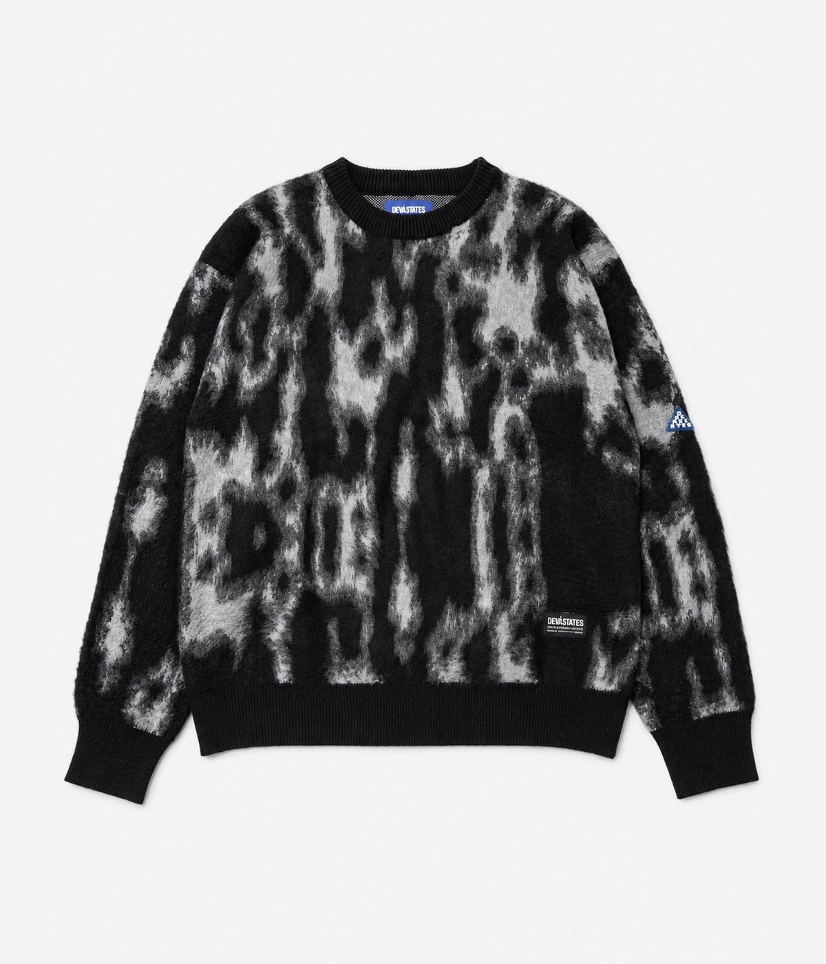 DEVÁ STATES "Brushed Knit Sweater -BARK-" Black - WEAREALLANIMALS