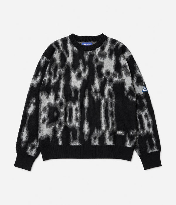 DEVÁ STATES "Brushed Knit Sweater -BARK-" Black - WEAREALLANIMALS