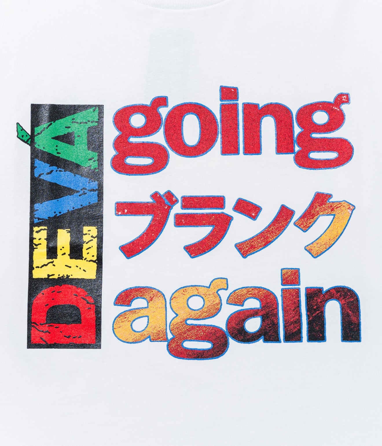 DEVÁ STATES "GFX L/S Tshirt - UNFAZED" White - WEAREALLANIMALS