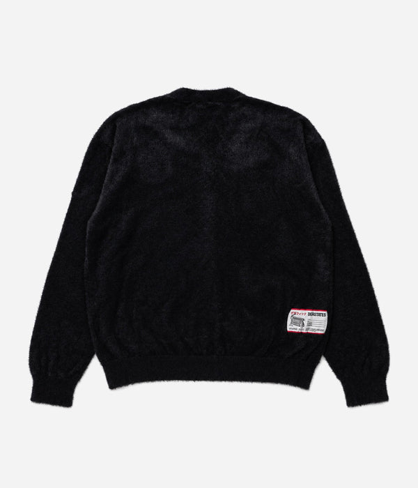 DEVÁ STATES "Mohair Cardigan -FUZZ-" Black - WEAREALLANIMALS