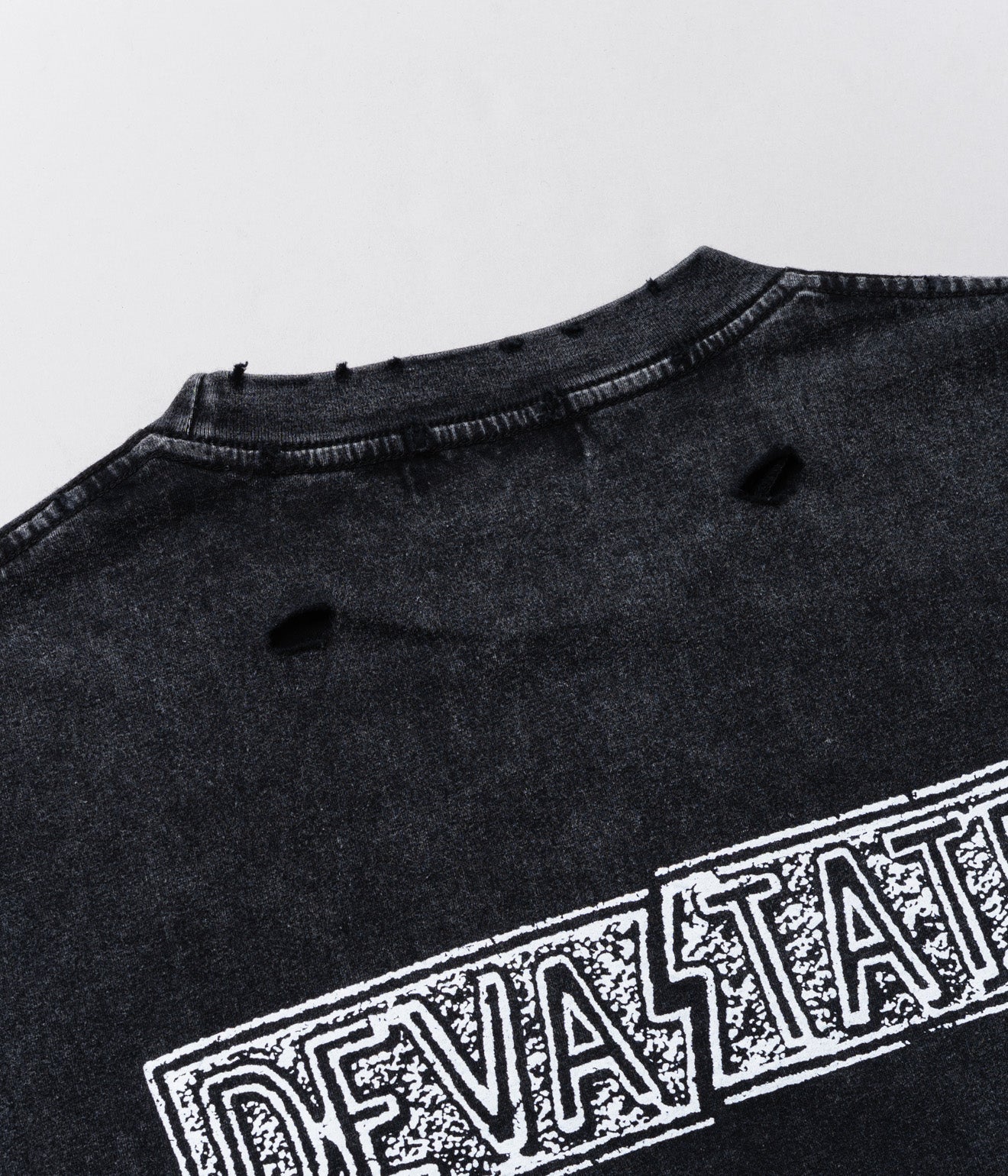 DEVÁ STATES "S/S Tshirt - MORTAR" Washed Black - WEAREALLANIMALS