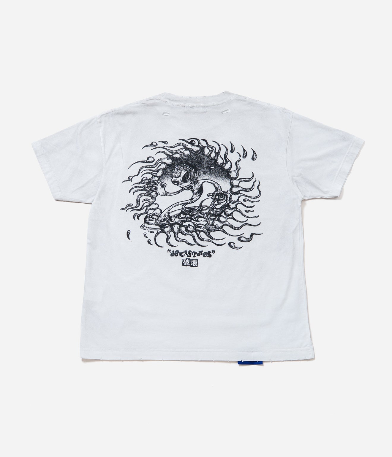 DEVÁ STATES "S/S Tshirt - STOKER " White - WEAREALLANIMALS