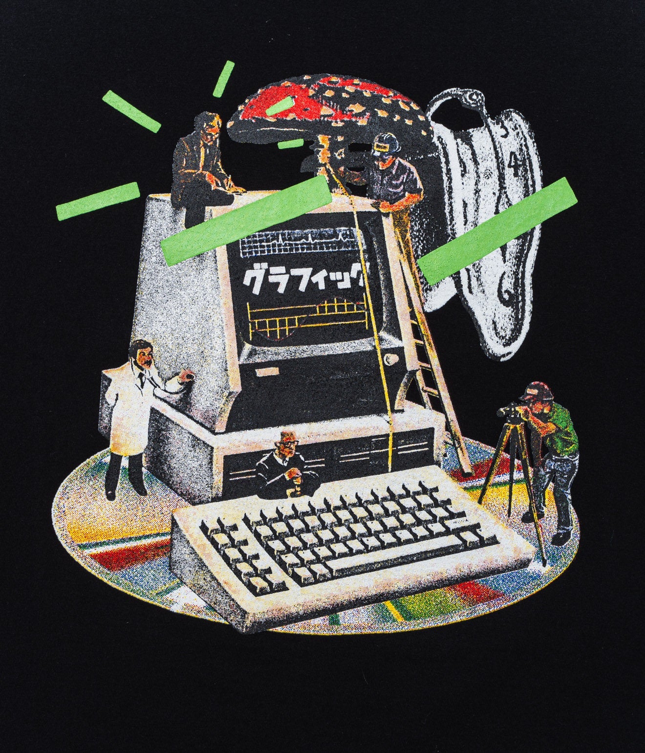 DEVÁ STATES "Tshirt - DIGITALISM" Black - WEAREALLANIMALS