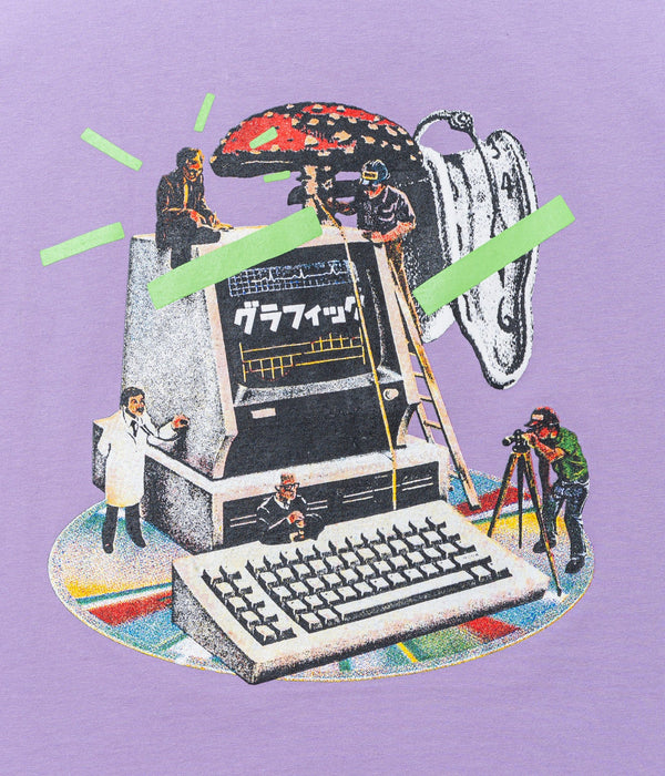 DEVÁ STATES "Tshirt - DIGITALISM" Purple - WEAREALLANIMALS