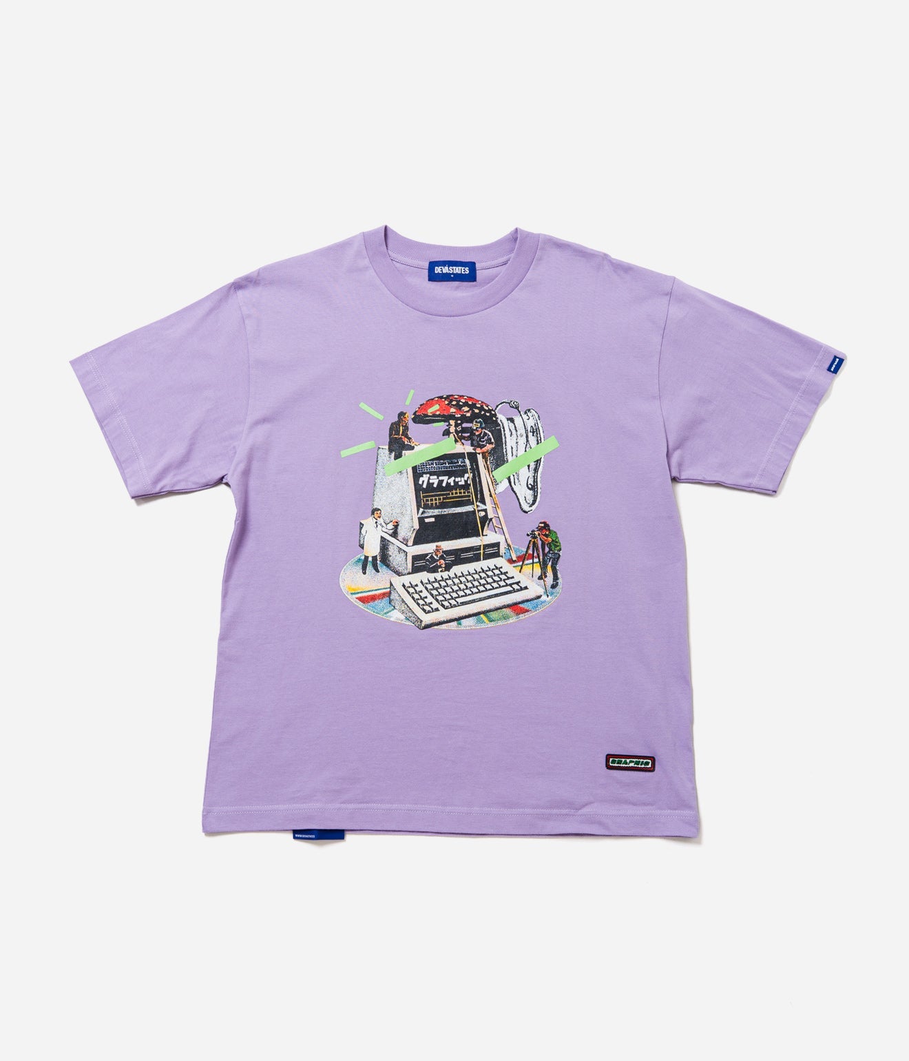 DEVÁ STATES "Tshirt - DIGITALISM" Purple - WEAREALLANIMALS