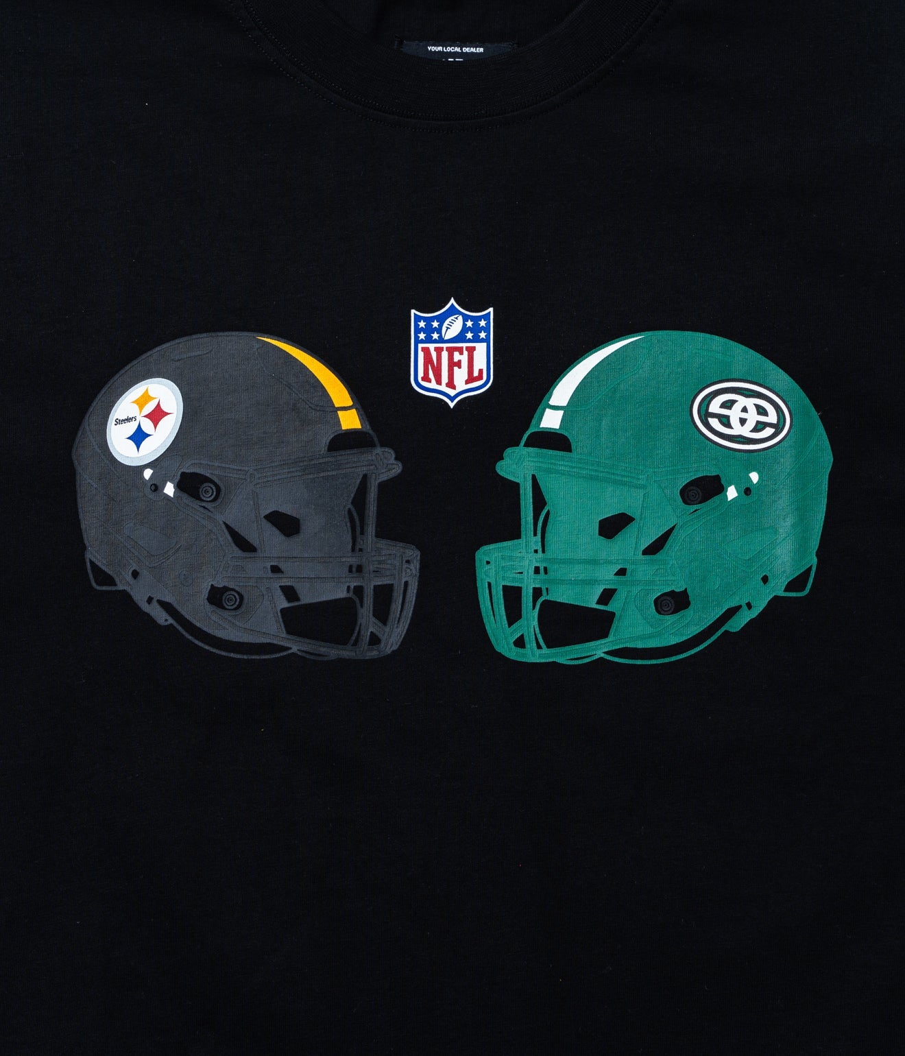 EMPORIUM "HELMET LOGO TEE" Black - WEAREALLANIMALS