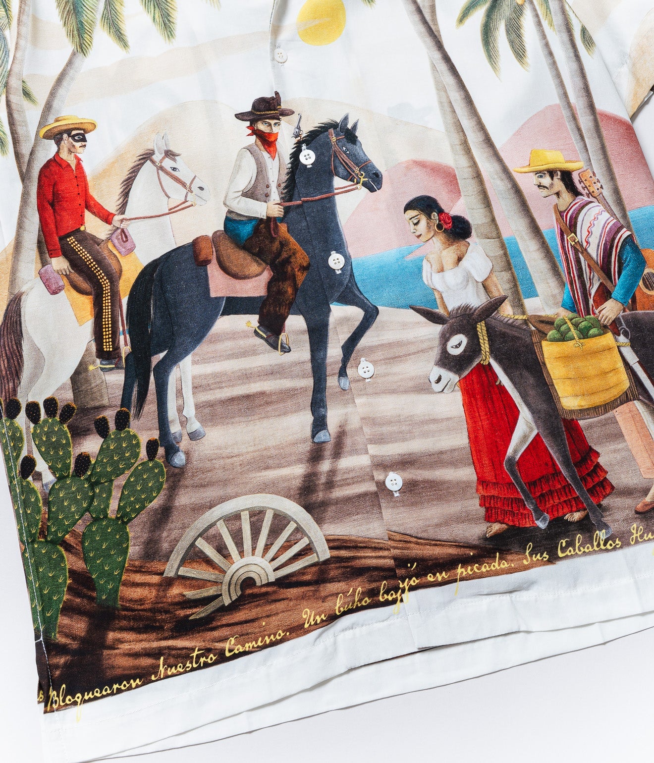 ENDLESS JOY "BANDITO OFF WHITE SHORT SLEEVE SHIRT" - WEAREALLANIMALS