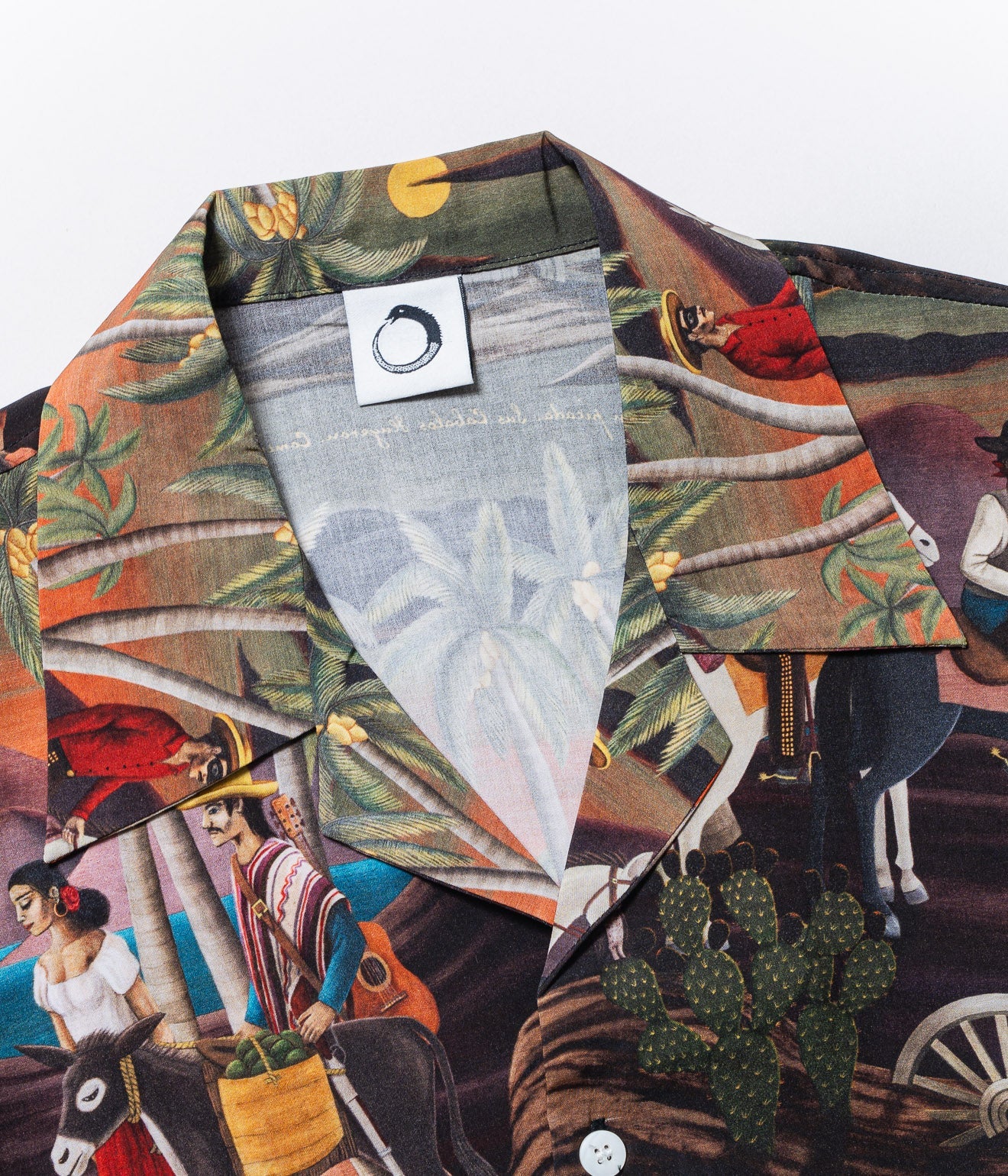 ENDLESS JOY "BANDITO REPEAT BOTTLE GREEN SHORT SLEEVE SHIRT" - WEAREALLANIMALS