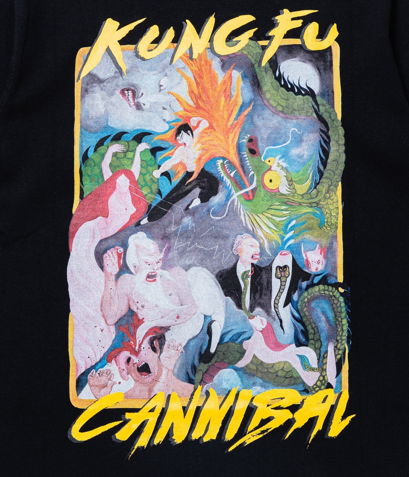 ENDLESS JOY "KUNG FU CANNIBAL BLACK T - SHIRT" - WEAREALLANIMALS