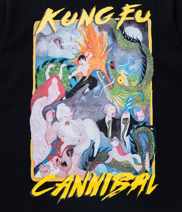 ENDLESS JOY "KUNG FU CANNIBAL BLACK T - SHIRT" - WEAREALLANIMALS