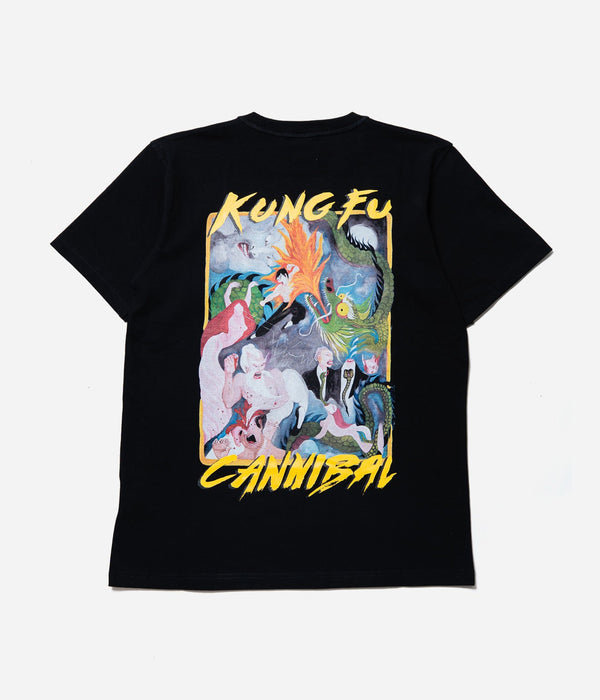 ENDLESS JOY "KUNG FU CANNIBAL BLACK T - SHIRT" - WEAREALLANIMALS