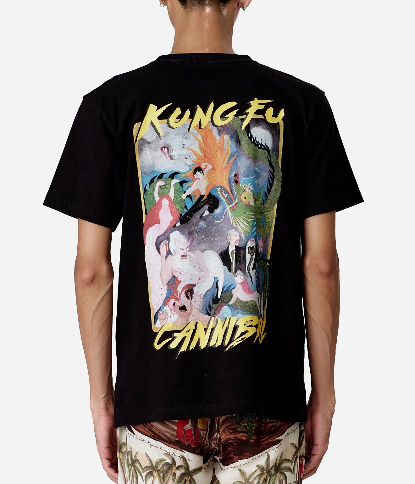 ENDLESS JOY "KUNG FU CANNIBAL BLACK T - SHIRT" - WEAREALLANIMALS