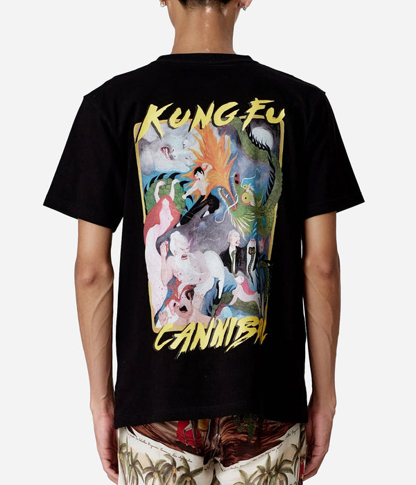ENDLESS JOY "KUNG FU CANNIBAL BLACK T - SHIRT" - WEAREALLANIMALS