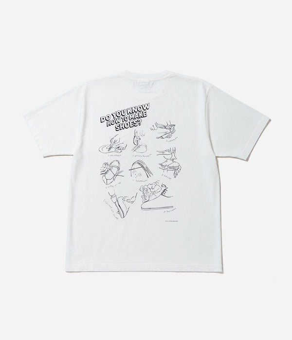 STUDIO ANIMALS × Studio-hidden “HOW TO MAKE” S/S T-Shirt Natural