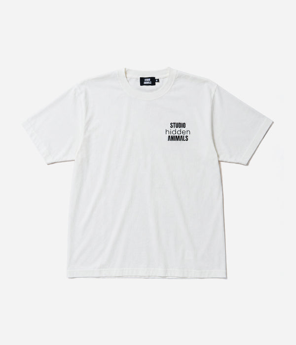STUDIO ANIMALS × Studio-hidden “HOW TO MAKE” S/S T-Shirt Natural