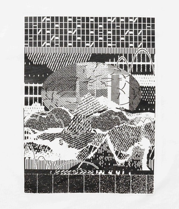 LOOSEJOINTS "BROSHUDA - 'WELTWERDUNG' L/S TEE" WHT - WEAREALLANIMALS