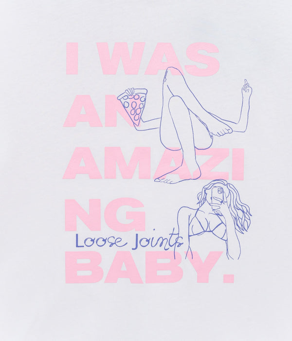 LOOSEJOINTS "CARLOS NUÑEZ - 'AMAZING BABY' S/S TEE" - WEAREALLANIMALS