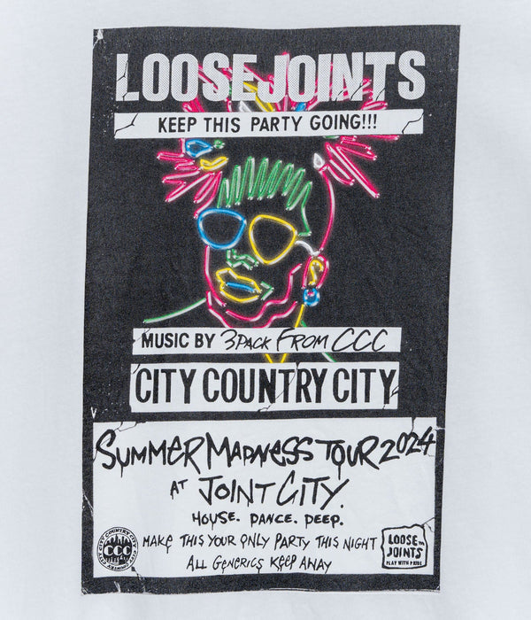 LOOSEJOINTS "CITY COUNTRY CITY - 'Joints City ' S/S TEE" - WEAREALLANIMALS