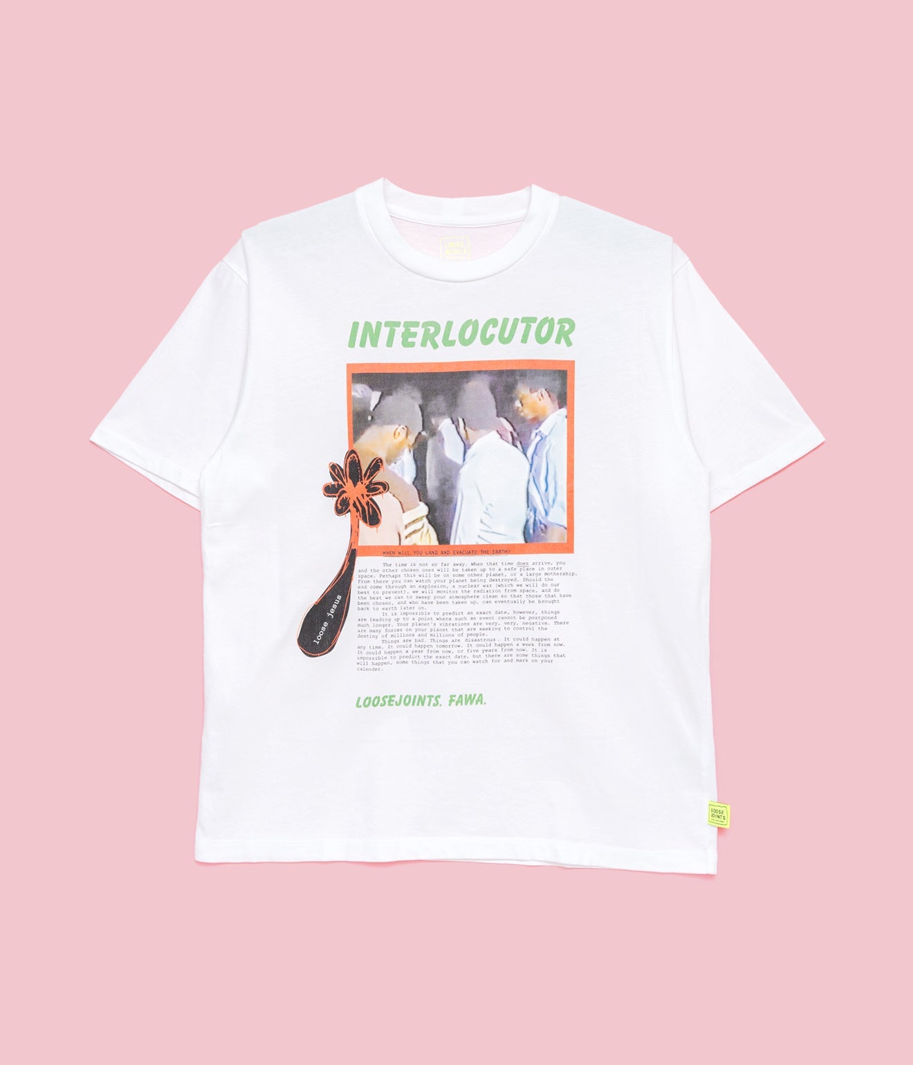 LOOSEJOINTS "CLAY ARLINGTON - 'INTERLOCUTOR' S/S TEE" - WEAREALLANIMALS