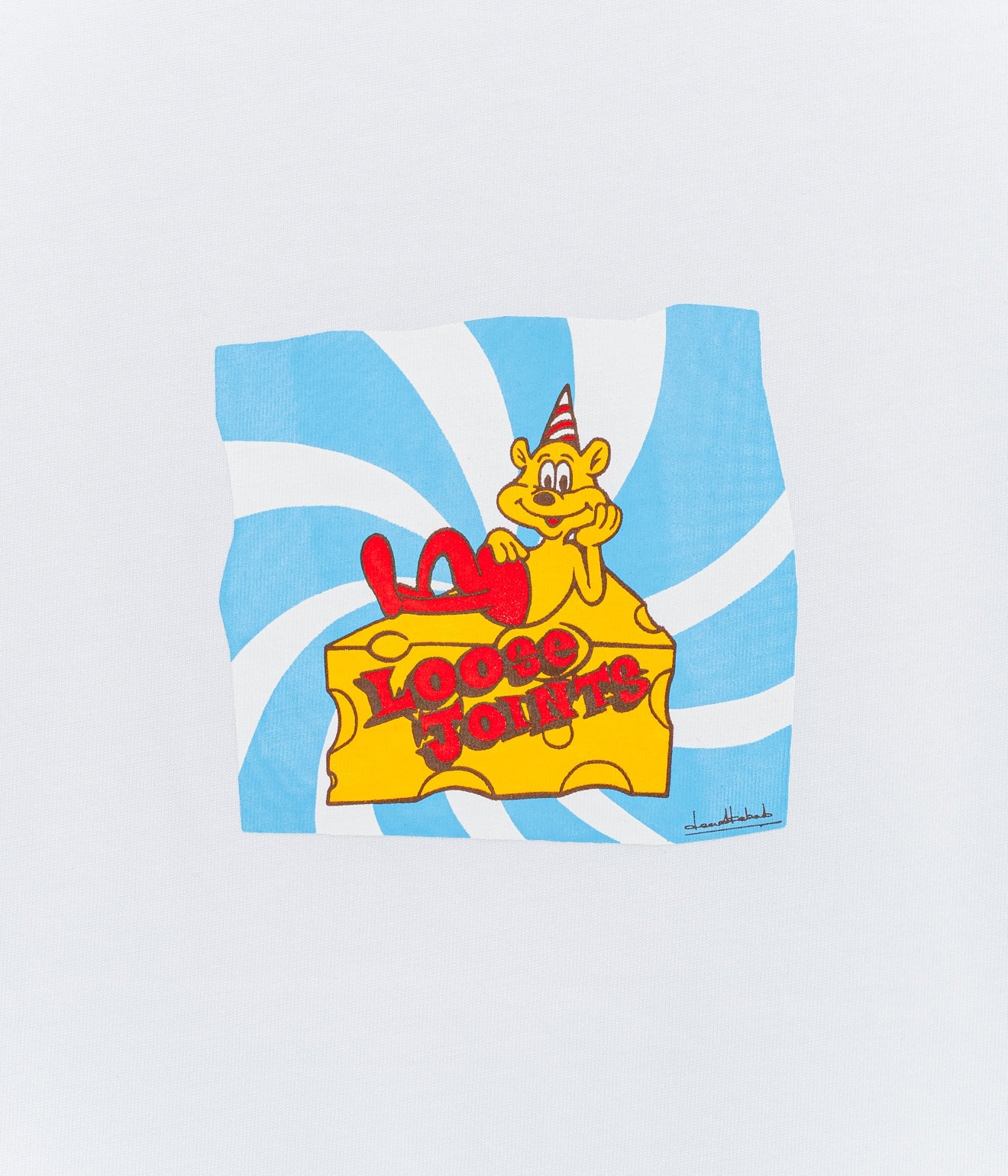 LOOSEJOINTS "DEADKEBAB - 'CHEESE' S/S TEE" WHT - WEAREALLANIMALS