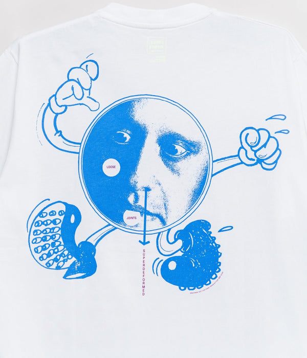 LOOSEJOINTS "ED DAVIS - 'SUPERDEFORMED' S/S TEE" WHT - WEAREALLANIMALS
